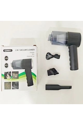 Black-120000pa 3 İn 1 Kablosuz Araç Süpürgesi Taşınabilir El Yüksek Güçlü Elektrikli Süpürge Araba Ev Ofis Klavye Temizleme