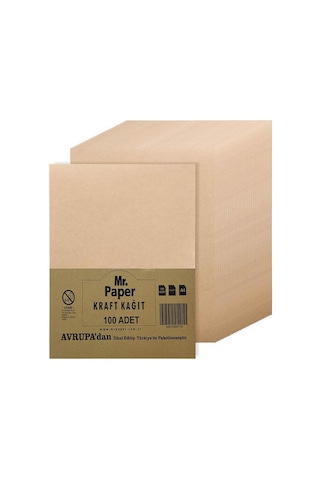 Mr.paper A4 Kraft Fotokopi Kağıdı 80 Gr. 100'lü Paket