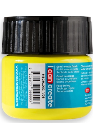 Akrilik Renkli Boya Signature 100ml - Lemon Yellow Çok Renkli