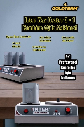 Inter Wax Heater 3+1 Kombine Ağda Makinesi