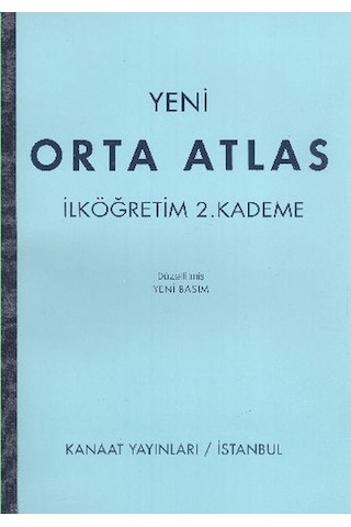 Kanaat Atlas Orta- Kanaat Yayınları