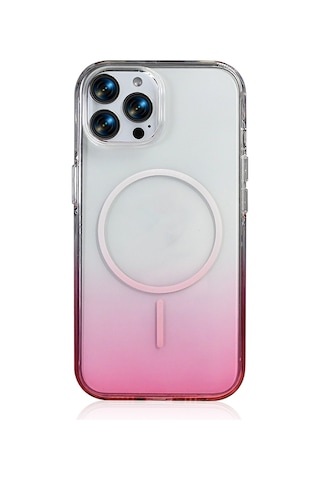 Apple Uyumlu iPhone 16 Pro Max Kılıf M-safe Şarj Özellikli Zore Septik Silikon Kapak Turkuaz