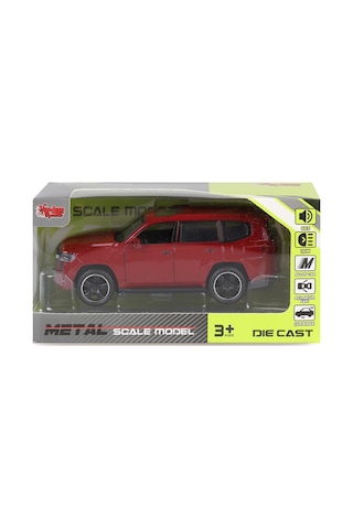 Vardem Kut.çek Bırak 1:32 Işıklı Ve Sesli Metal Jeep - Bordo