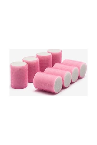 Cırtlı Sünger Bigudi, Pembe - 8 Adet, 4 Cm Çapında Açık Mavi