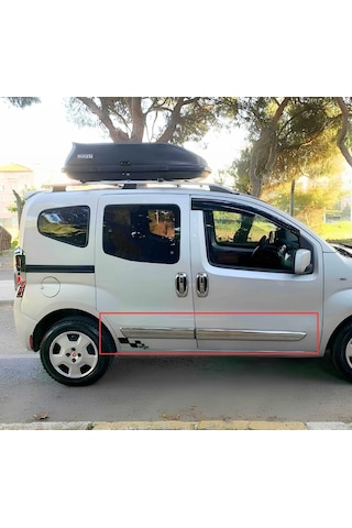Ebal Otomotiv Fiat Fiorino Krom Yan Kapı Çıtası 4 Kapı 2008 Üzeri P. Çelik