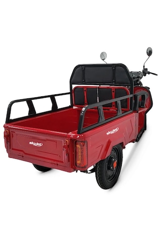 Kuba Skyjet Master Pıkap Üç Tekerlekli Moped Kırmızı