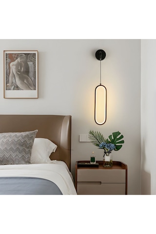 Elips Sarkıt Model Led Beyaz Işık Ultra Power Avize Aplik Aavizee