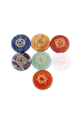 Willowhaven 7 Çakra Taşı Seti, El Yapımı Dekoratif Reiki Kristalleri, Sevgili Ve Noel Hediyesi