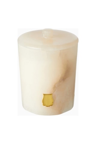 Trudon Atria Alabaster Lüks Kaşmir-amber Kokulu Mum Beyaz