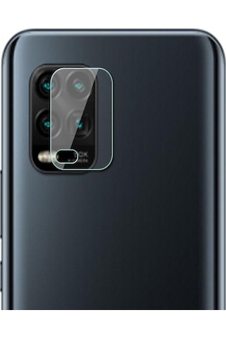 Microcase Xiaomi Mi 10 Lite 5G Kamera Camı Lens Koruyucu Nano Esnek Film