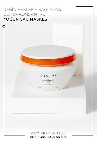 Kerastase Nutritive Masquintense Riche Derin Besleme Sağlayan Yoğun Saç Maskesi 200 ML