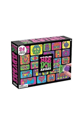 2025 Advent Takvimi Sıkıştırılabilir Oyuncak Geri Sayım Takvimi Stres Giderici Hediye Kutusu