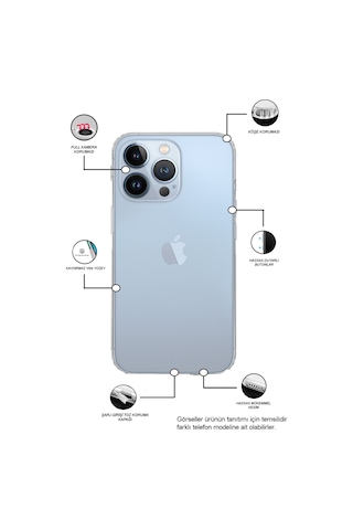 Realme C25s Kılıf Kamera Korumalı Tıpalı Şeffaf Silikon Kapak
