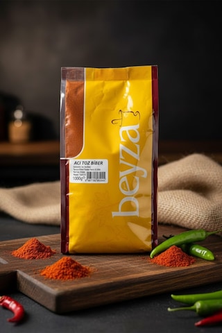 Beyza Acı Toz Biber 1000 Gr Yoğun Acılı Ve Doğal Aroma