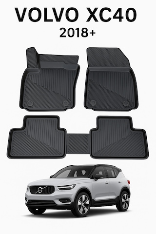 Gold Volvo Xc40 2018+ Uyumlu 3d Havuzlu Oto Paspas Premium