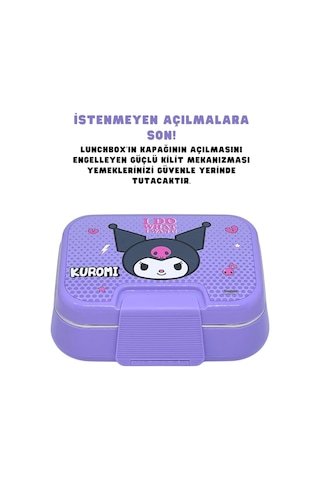 Wiggle Bento Lunchbox Tek Katlı 2 Bölmeli Paslanmaz Çelik Sefer Tası Sku: Smg8690010564511 Açık Mavi