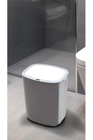 Sensörlü 12lt Çöp Kovası Oky-1525 199 Beyaz