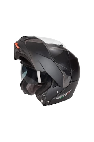 Beon B-700 Çene Açılır Vizörlü Kask Mat Siyah