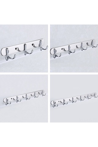 Leezsing Paslanmaz Çelik 3 Kanca Duvar Takımı - Paslanmaz, Dayanıklı, Ev/ofis Tüm Mekanlar İçin Organize Et Diğer