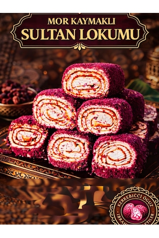 Ibrahim Burak Etiler Kerebicci Oğuz Mor Kaymakli Sultan Lokum 1 Kg