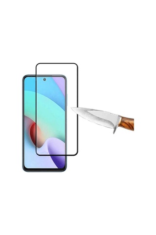 Xiaomi Redmi Note 11T 5G Davin 5D Cam Ekran Koruyucu Siyah