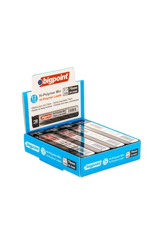 Bigpoint Kalem Ucu 0.3mm Hb 75mm 24'lü Tüp - 12 Adet