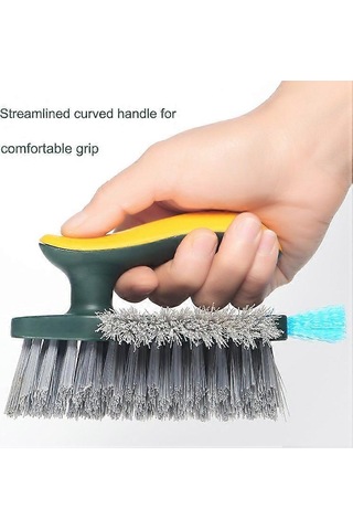 4'ü 1 Arada Çok Amaçlı Fırça V Şeklinde Sert Kıllar, Harç Ve Köşe Fırçası Banyo Fayanslarını, Mutfağı Temizlemek İçin, 149 93mm