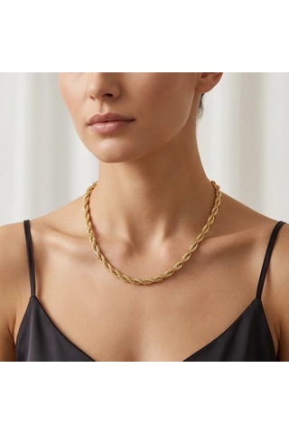 Burgu Kolye Gold Renk