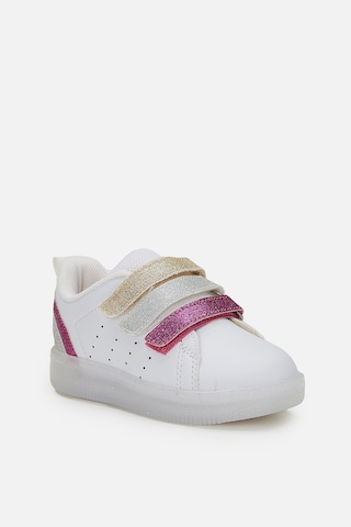 Vicco Sun Işıklı Kız Bebek Beyaz/fuşya Sneaker Beyaz - Fuşya