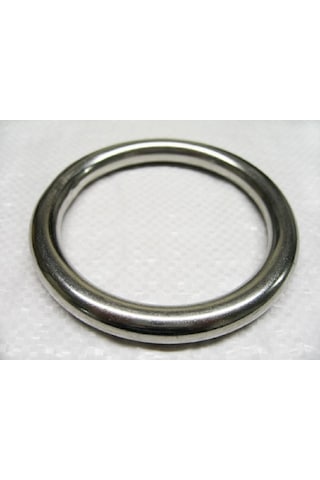 Paslanmaz Krom Halka. Krom Halka. 6mm Çap 60mm