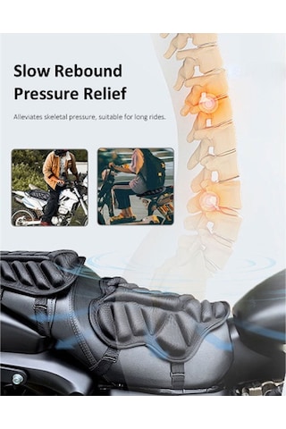 Motosiklet Koltuk Minderi, Evrensel Arka Soğutma Motosiklet Koltuk Minderi Kaymaz 3d Koltuk Kılıfı Motosikletler Scooterlar İçin