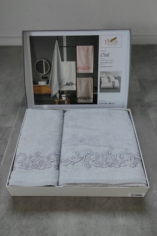 Bambu Yumuşak & Su Emici Havlu Seti, Tivoli Cloé Banyo Havlusu Gri