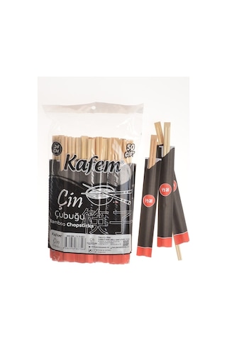 Kafem Bambu Çin Çubuğu 24 CM 50'li