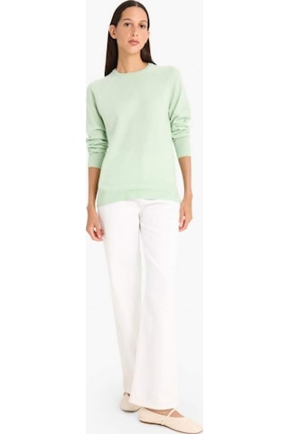 Defacto Relax Fit Bisiklet Yaka Basic Düz Triko Kazak I6913az25wngn1053 Yeşil