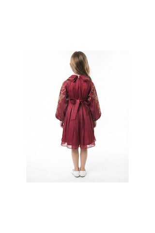 Xo Kids Kız Çocuk Elbise 7-11 Yaş 26572 Bordo