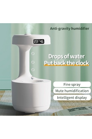 Wezone Beyaz Ev Ofis Kullanıma Uygun Büyük Kapasiteli Yağ Yağı Uygulamalı Buhar Saçıran Nemlendirici Aromaterapi Makinesi