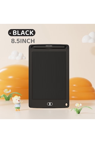 Siyah 8,5" Lcd Dijital Yazı Tableti 21,8 Cm X 14,5 Cm