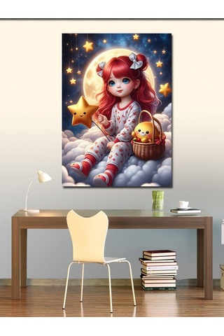Kanvas Tablo Kızıl Saçlı Çocuk 50cmx70cm