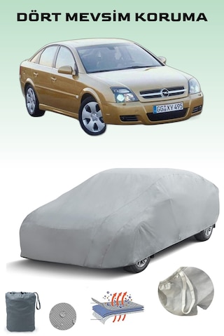 Opel Vectra C Uyumlu Araba Brandası, Oto Branda, Araba Çadırı, Su-güneş Geçirmez Gri