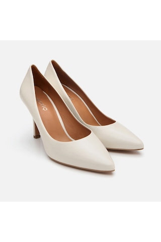 Hotiç Hakiki Deri Ekru Kadın Stiletto 01ayh304180a400 Kemik-ecru Ekru