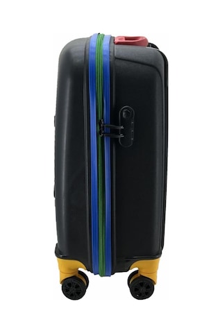 Cap Polo's Polipropilen Üçlü Valiz Set Mavi Çok Renkli