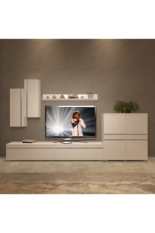 Decoraktiv Eko 6 Mdf Std Tv Ünitesi Tv Sehpası Beyaz