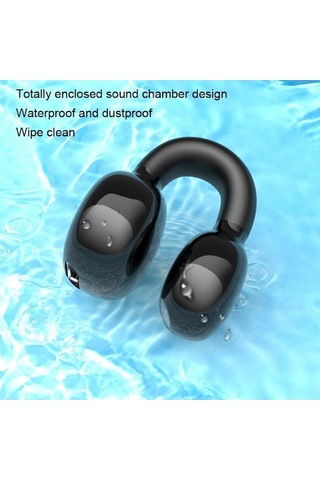 Mufunye Yx03 Siyah Kutu Paketli Tek Kulaklı Kancalı Bluetooth Kulaklık - İş Ve Spor İçin Dışarı Doğru Konfigürasyonlu Kablosuz Kulaklık