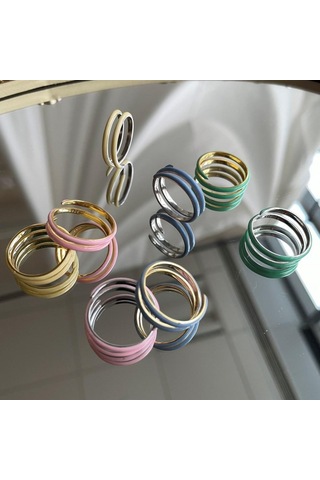 Yeşil Tancise Kadın Klasik 925 Ayar Gümüş Zirkon Yüzük Bayanlar Takı Düğün Promise Parti Hediye 7