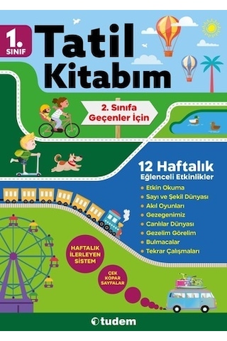 1. Sınıf Tatil Kitabım - 2. Sınıfa Geçenler İçin - Tudem Yayınları 1. Sınıf Tatil Kitabım - 2. Sınıfa Geçenler İçin - Tudem Yayınları
