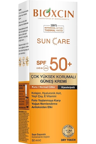 Bioxcin Sun Care Çok Yüksek Korumalı Kuru Ve Normal Ciltler İçin Güneş Kremi Spf 50+ 50 ML
