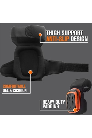 Zemin Çalışmaları İçin 1 Çift Diz Pedleri, İnşaat Dizlikleri, Çok Renkli