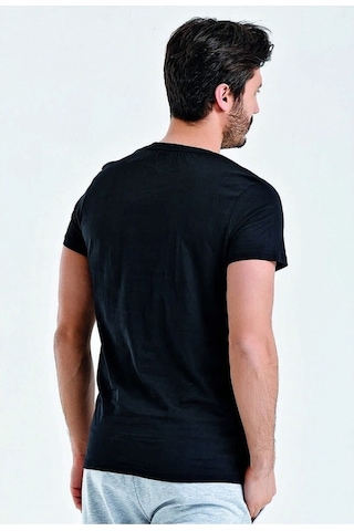 Uhlsport 3201123-20.002 Marvin Erkek T-Shirt Siyah