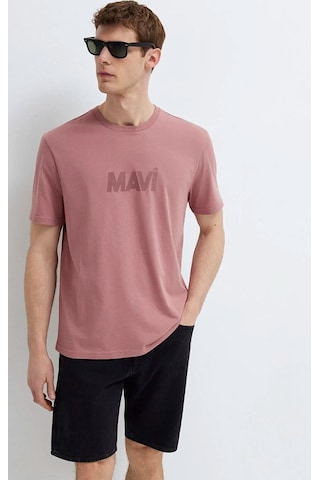 Mavi M0612896-70948 Mavi Logo Baskılı Tişört Erkek T-shirt Pembe