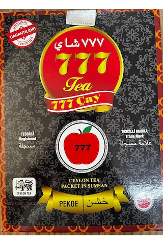 777 Siyah İthal Çay Kutu 400 G